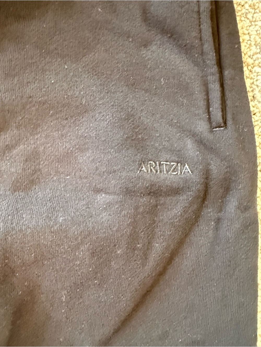 Aritzia Black sweatset - Picture 3 of 8